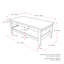 Table basse avec rangement Alcazaba