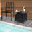 Kamilo Square Metal Outdoor Side Table , 21.7'' in. W 21.7'' in. D