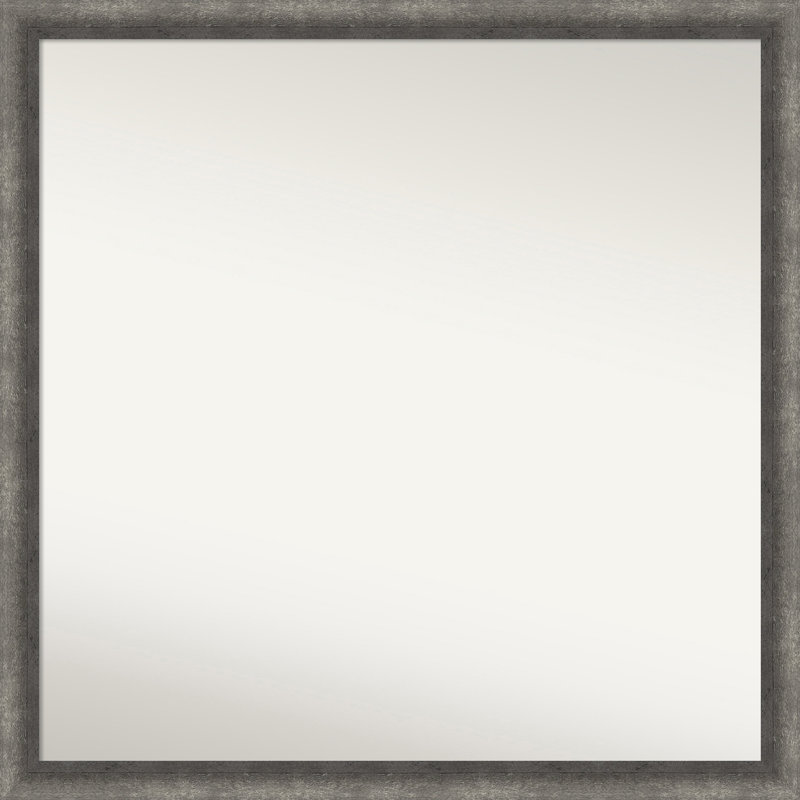 Phil Solid Wood Wall Mirror, Square, 31.25" x 31.25"