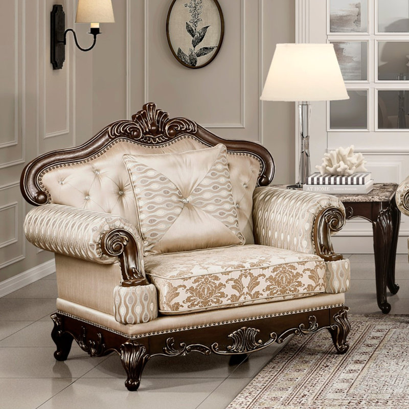 Chaise de luxe formelle traditionnelle