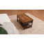 Lift Top Four Leg Coffee Table with Storage-1744494228