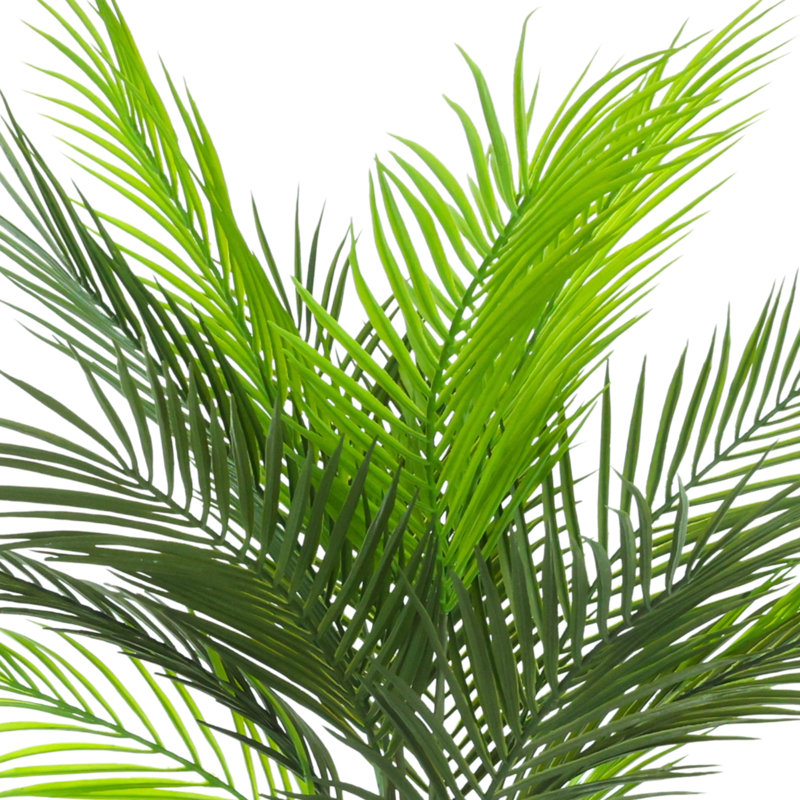 Akeyah Faux Palm Plant in Fiberstone Pot