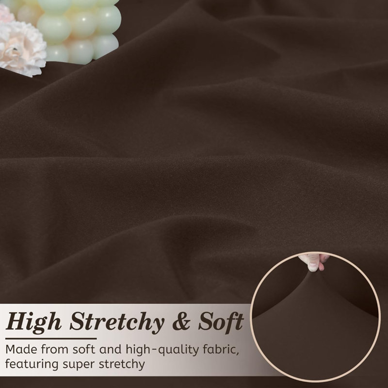 Housse pour canapé en tissu, Tissu brun