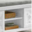 Polyester Upholstered Storage Bench-625654842