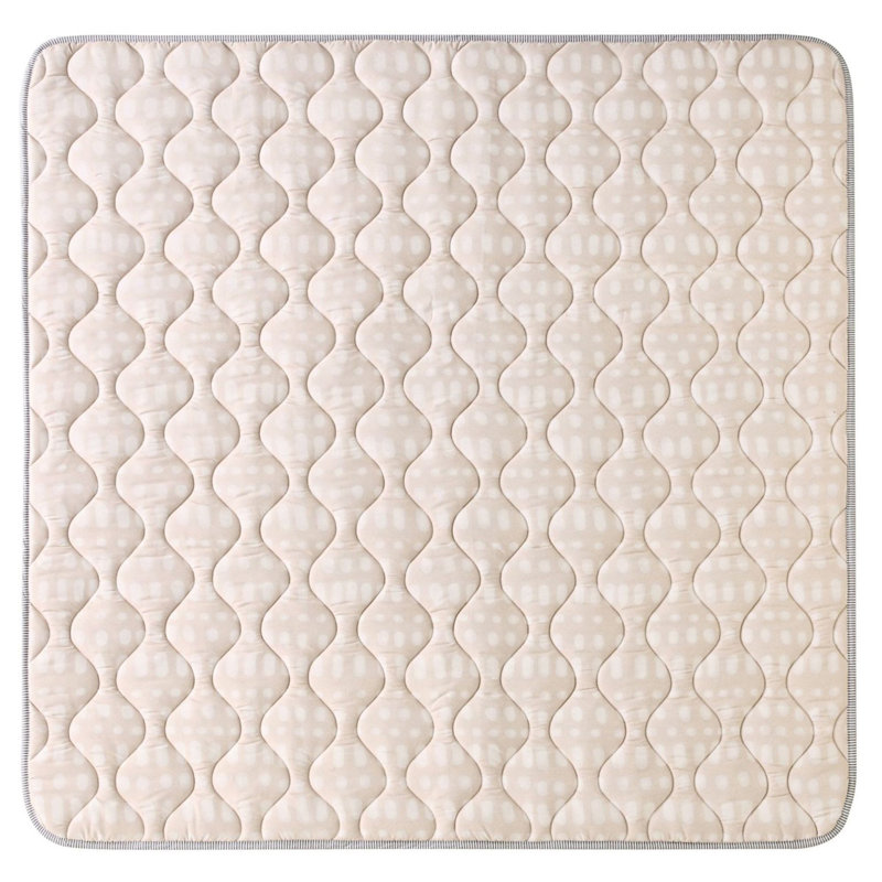 Tapis de jeu matelassé Hakuna: - 50 po carré, couverture de sol douce et rembourrée, chambre de bébé, envers antidérapant, ramper et jouer, bébés et tout-petits