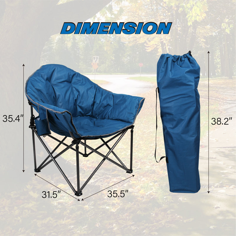 Mccormick Folding Camping Chair, Navy