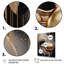Reproduction d'art mural doré et noir mystique VI - Formes abstraites-331364797-331364789