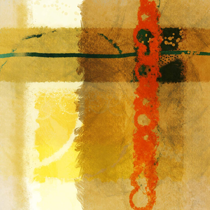 " Singular Quiet ", 14" H x 14" W x 2" D