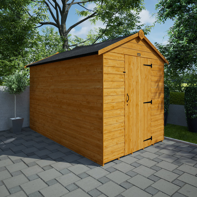 Tiger Shiplap Apex Wooden Shed, 7ft. W x 10ft. D