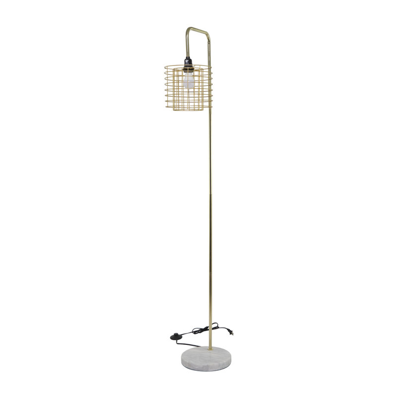 Lampe sur pied arquée industrielle 64 po