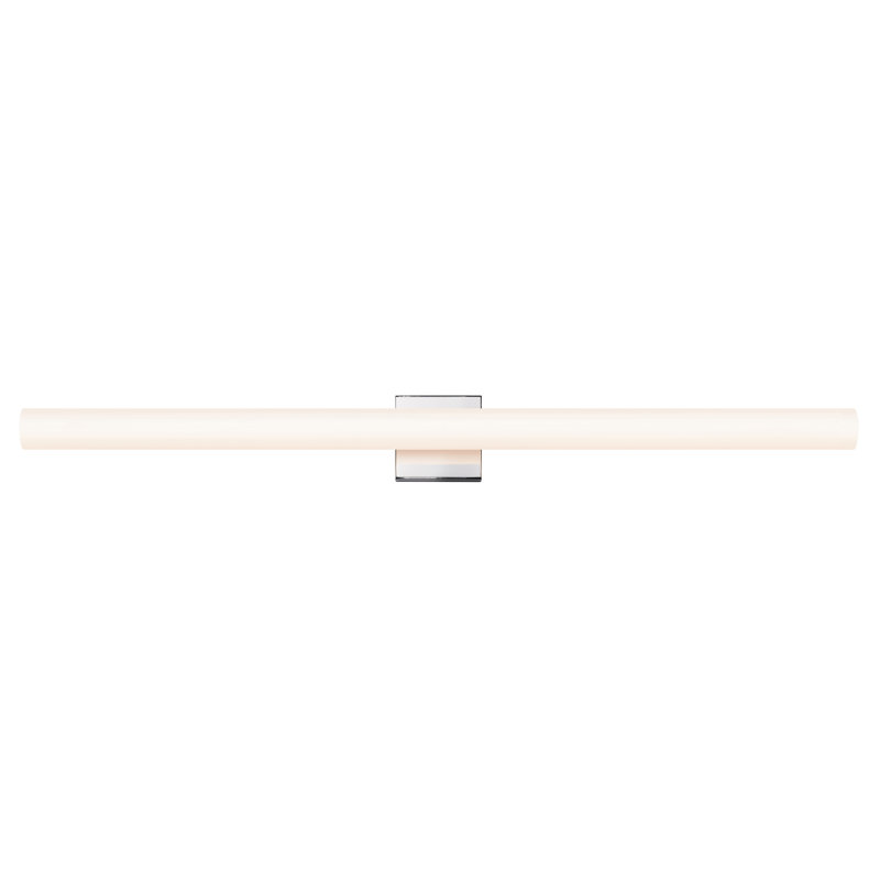 Tubo Slim 1 - Light LED Bath Bar, Polished Chrome, Drum