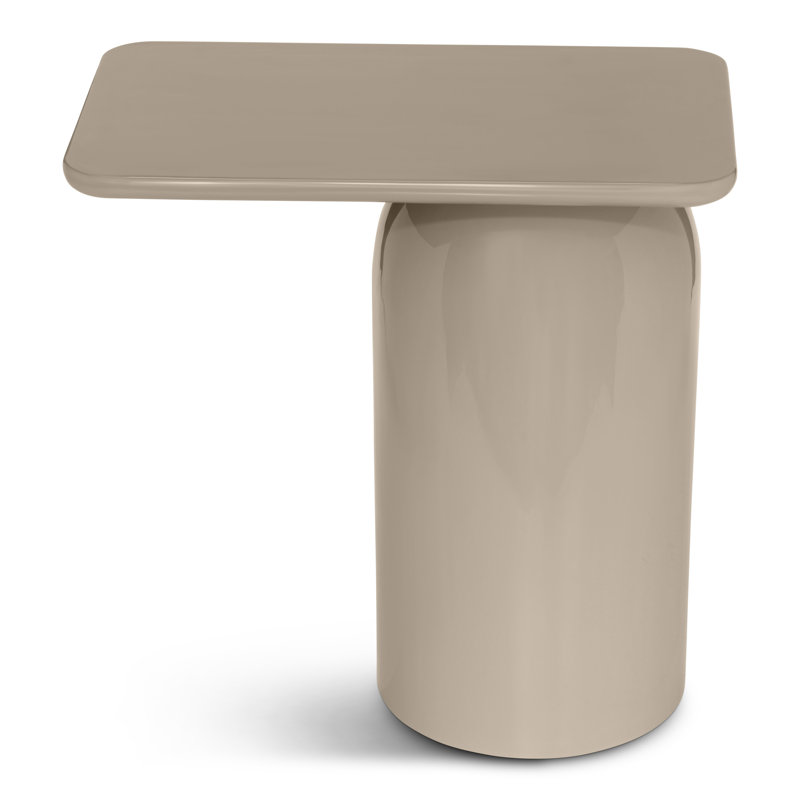 Alessia End Table, Obsidian Green