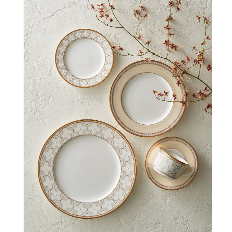Noritake Trefolio 6" Bone China Saucer