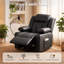 Fauteuil inclinable électrique pivotant avec fonction mémoire, rotation de 320 °, bascule douce, accoudoirs réglables et support pour téléphone-2106589114