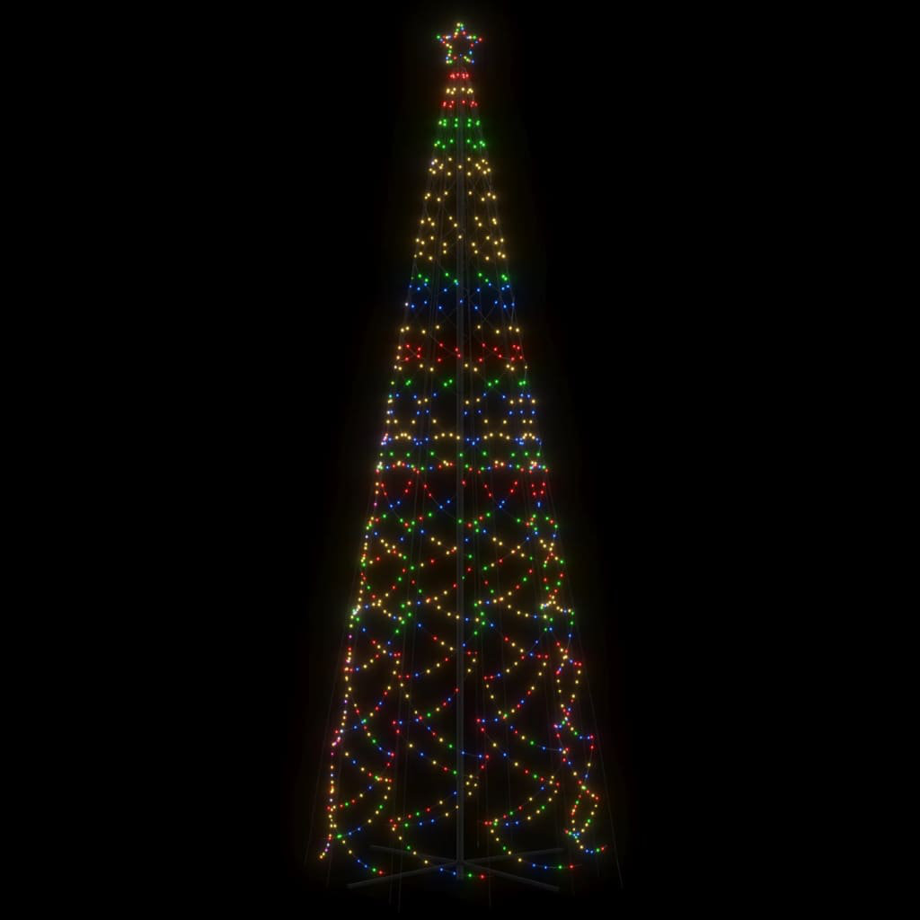 Künstlicher Weihnachtsbaum 800 cm mit 3000 LED-Leuchten in Bunt und Ständer