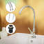 Kitchen Sink Tap Stainless Steel Single Lever Pillar Solid Brass Chrome Taps