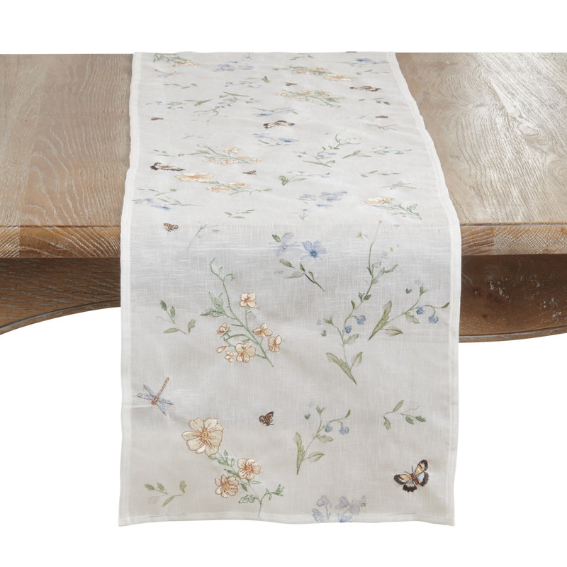 Chemin de table Sheer Floral