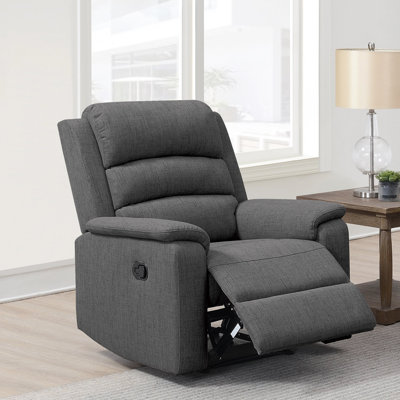 Fauteuil inclinable moderne en tissu de jute avec fauteuil inclinable 1pc