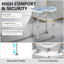 Adjustable 'u' Seat Shower Stool – Comfortable Padded Bath Chair For Seniors-1586269927