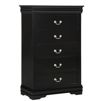 Armoire de rangement élégante et contemporaine à 1 tiroir avec 5 tiroirs Louis Philip