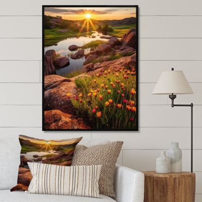 " Oklahoma Wichita Mountains Sunset "