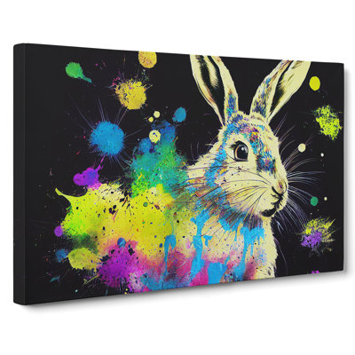 Hare Splash Vol.3 Abstract - Wrapped Canvas