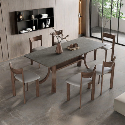 Vintage high-end simple dining table set