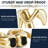 Gold Book Ends, Girl Thinker Design