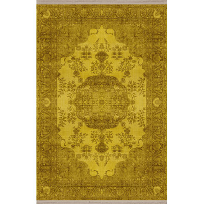Samyia Performance Washable Oriental Indoor / Outdoor Rug