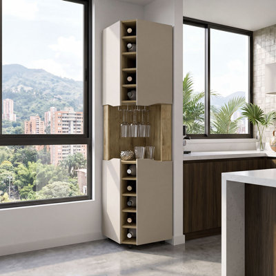 Clirim 17.7 " L Bar Cabinet