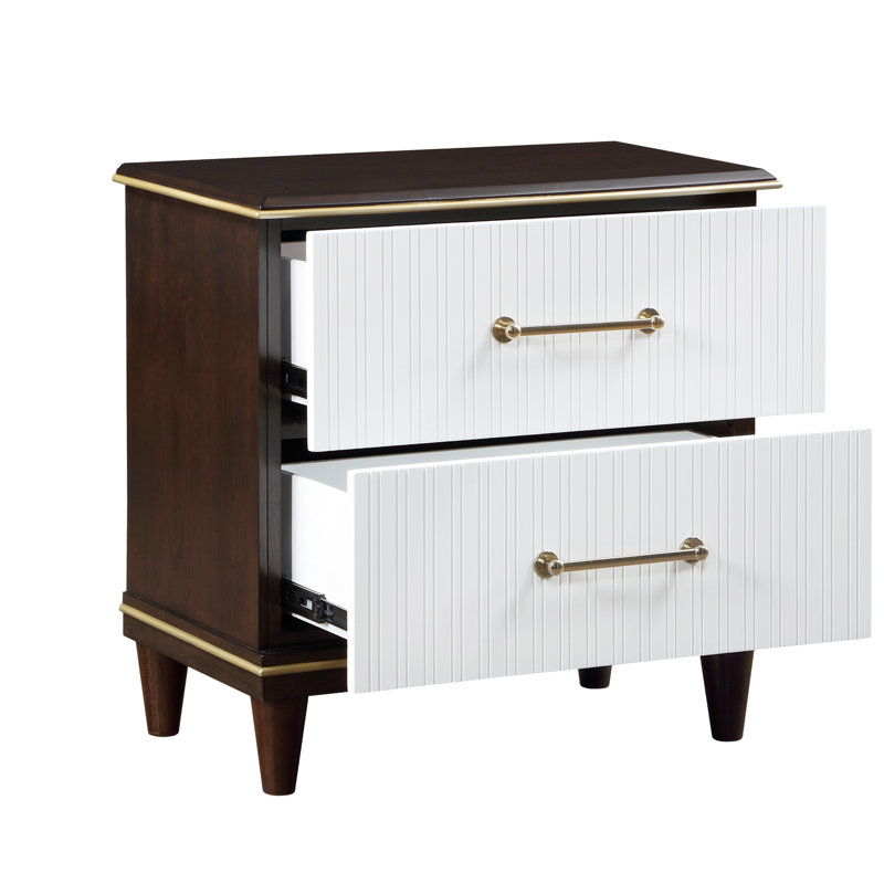 Table de chevet en bois Kimverly
