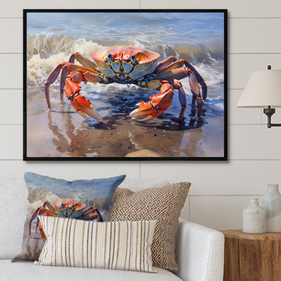 Crab Beachcombers II - Crab, art encadré