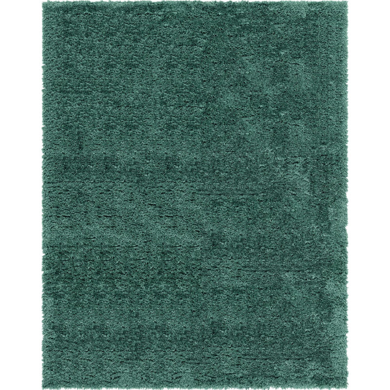 Tapis à poils longs en polyester tissé à la machine Ragene, Rectangle 10 pi x 13 pi