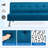 66'' Faux Leather Convertible Sofa-1758155290