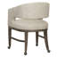 Cleo Upholstered Solid Back Arm Chair-1716518408-1716518407