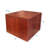 12" Apple Wood Cube Pedestal Display Glorifier Riser Stand Easy Assembly Required