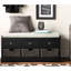 Banc de rangement en bois avec 3 tiroirs et 3 paniers Homes Collection-387035751