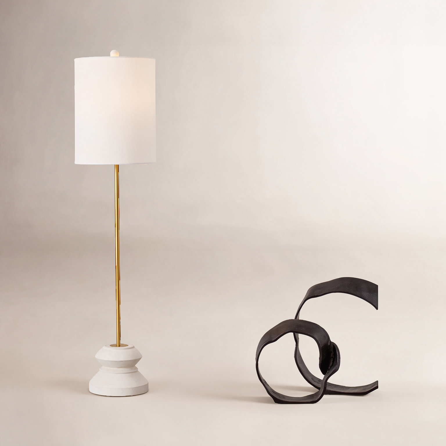 Lorinda Table Lamp, White