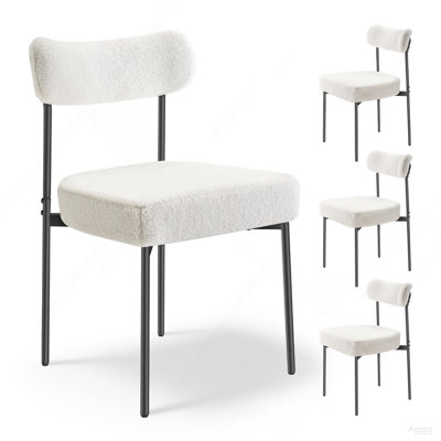 Ensemble de 4 chaises de salle à manger Boucle