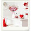 Saint-Valentin, choix de fleurs, 12 pièces, 17 po, rose rouge, cœur, baies, cadeau de décoration artisanale durable à faible entretien