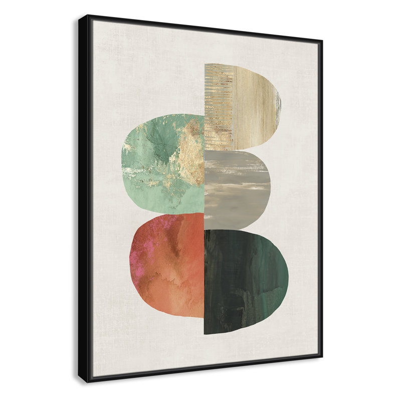 Westcreek Evolving Energy I - reproduction d'art, Toile encadrée, H 41,5 po x l 31,5 po, Noir