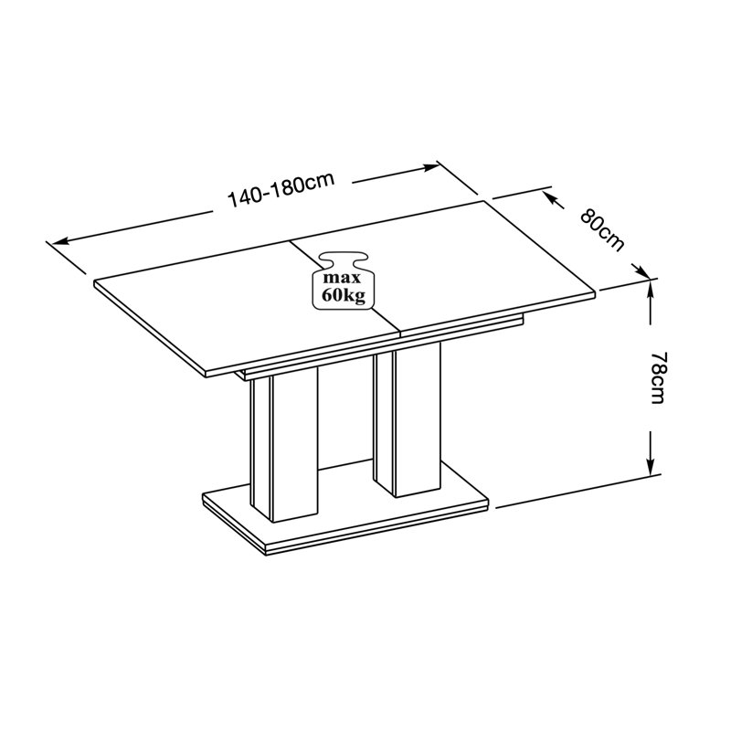 Champale Extendable Dining Table