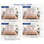 Beige Trendy Printed Bedspread Floral Design Quilted with Pillow Shams-113665298