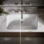 Iron Plains® Trough Rectangle Dual Mount Bathroom Sink with Overflow-27173360