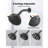 Tub and Shower Faucet Set, Complete with 4.7-Inch Rainfall Shower Head and Bathtub Spout, 9-Setting Adjustable Spray, Single-Handle Tub Trim Kit with Brass Pressure Balancing Valve, Matte Black