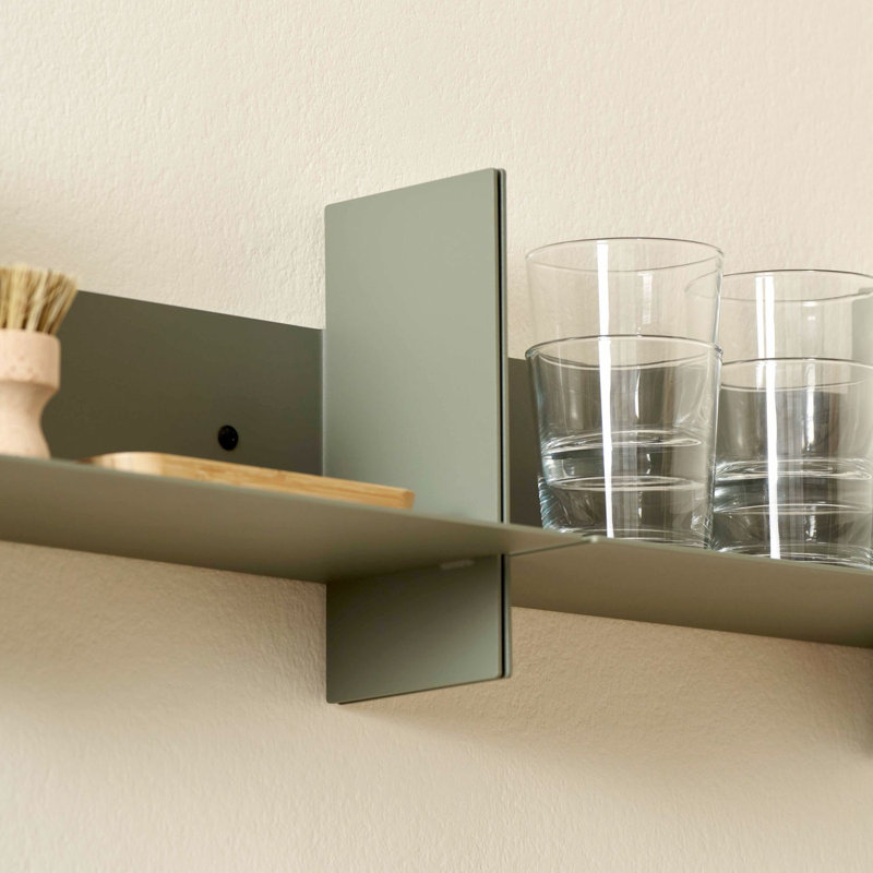 Tablette murale PLI, 23.62"W, Eucalyptus Grey