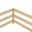 Ensemble de lit de plancher Poppyx Montessori avec clôture, bois de pin robuste et garde-corps sécuritaires-116085250-116085252