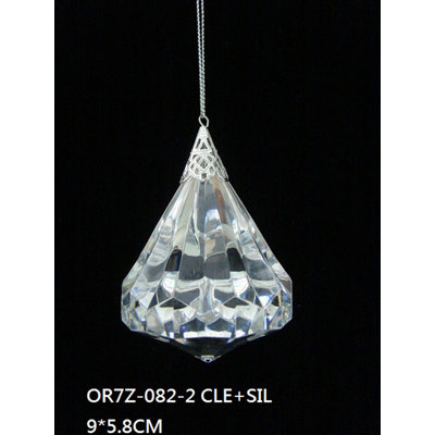 Ornement en forme de noël acrylique prism
