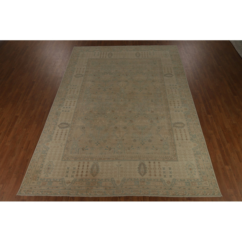 Tapis unique nouvel âge en laine 12 pi 7 po x 9 pi Ferd Ferd