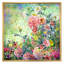 «Modern Modern Pink And Green Summer Garden III», reproduction d'art sur toile-1450045426-1450045419